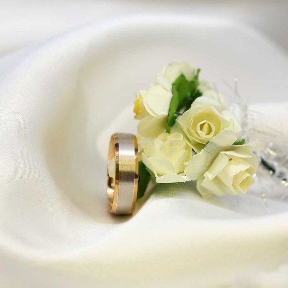 10 K Gold wedding Band 6mm , white gold, yellow gold, rose gold, engagement - Picture 4 of 7